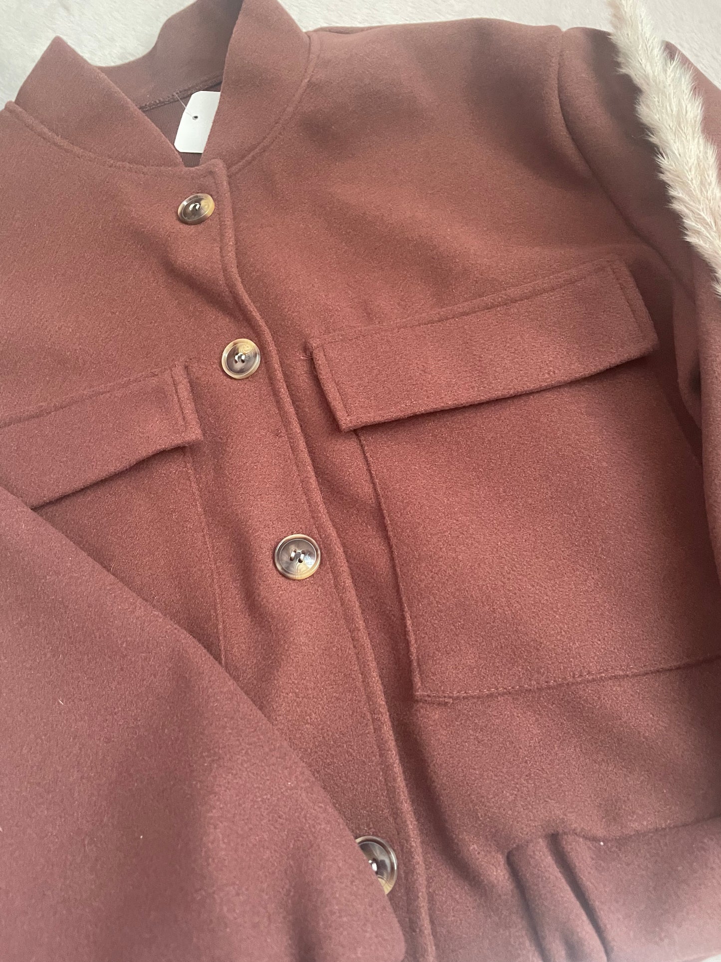 Veste bomber marron Mélinda