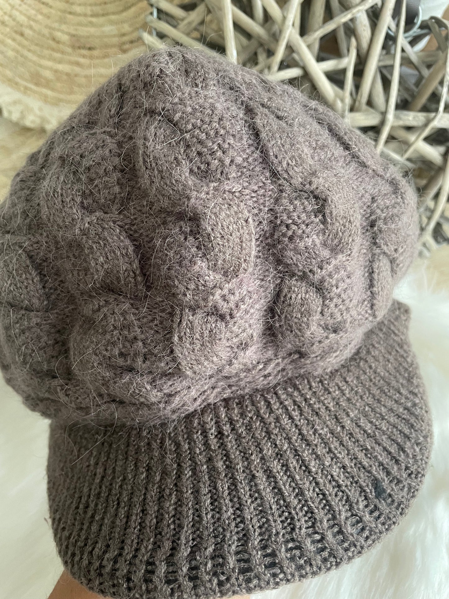 Bonnet casquette tricot casual